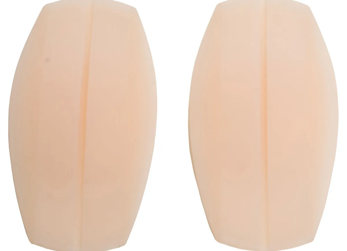 Sale BADER 3 Paar Trägerpolster, verhindern das Einschneiden der Träger in die Schultern 1x transparent, 1x puder, 1x schwarz