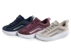 Sale BADER Aerosoft-Walker-Schnürschuhe mit auswechselbarer Weichschaum-Einlegesohle BEIGE