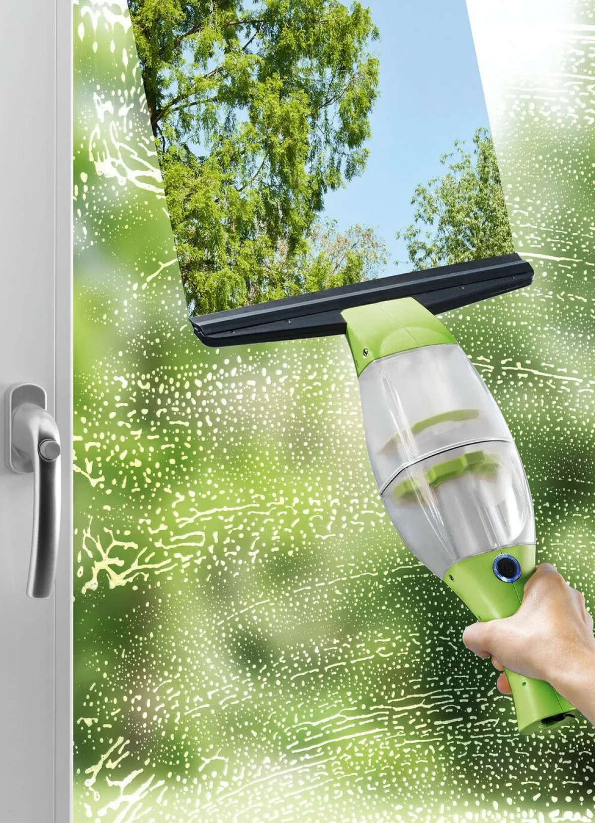 Outlet BADER Akku-Fensterreiniger GRÜN