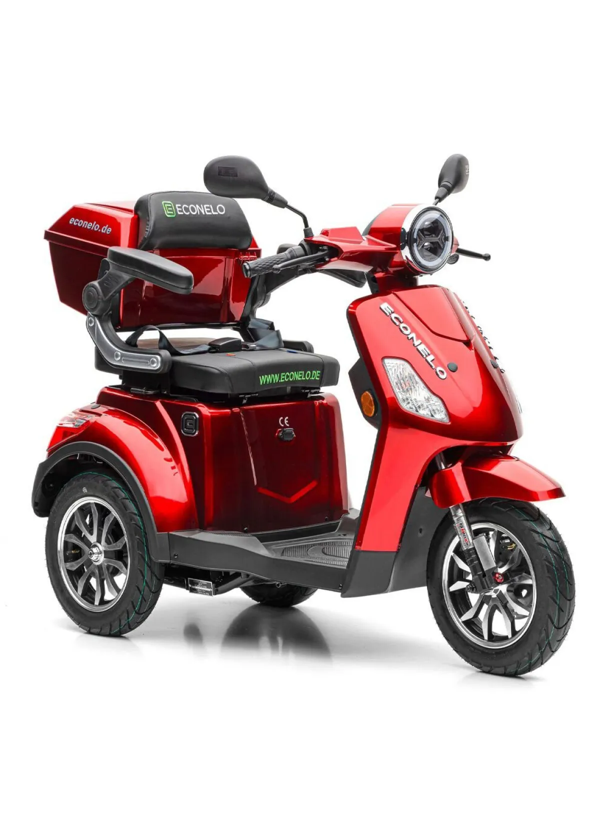 New BADER Akku-Trike, 3-Rad rot