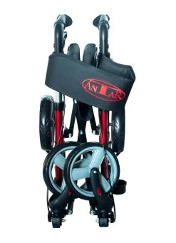 BADER Alu-Rollator mit Premium-Ausstattung ROT
