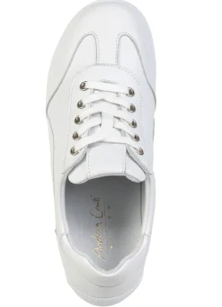 New ANDREA CONTI , bequeme Damen-Sneaker, Weite G, mit herausnehmbarem Fußbett WEISS