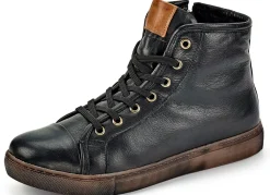 Clearance BADER Andrea Conti, klassiche Damen-Stiefeletten, Winterschuhe, mit herausnehmbarem Fußbett SCHWARZ