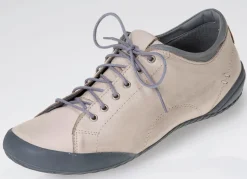 New BADER Andrea Conti, klassische Damen-Schnürschuhe, mit herausnehmbarem Lederfußbett KIESEL