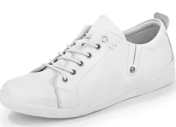 Best ANDREA CONTI , klassische Damen-Schnürschuhe, mit herausnehmbarem Fußbett WEISS