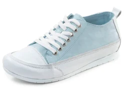 Hot ANDREA CONTI , leichte Damen-Sneaker, Weite G, mit herausnehmbarem Fußbett HELLBLAU