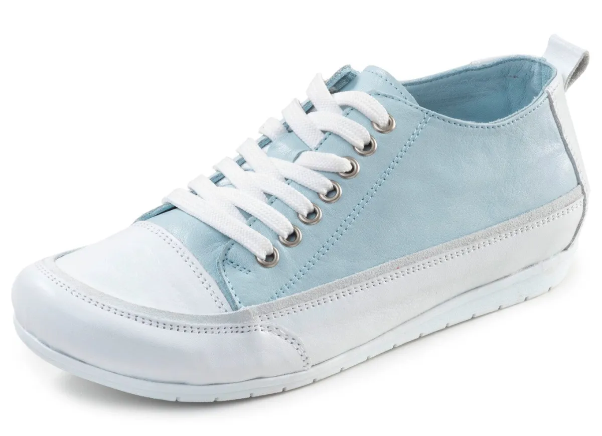 Hot ANDREA CONTI , leichte Damen-Sneaker, Weite G, mit herausnehmbarem Fußbett HELLBLAU
