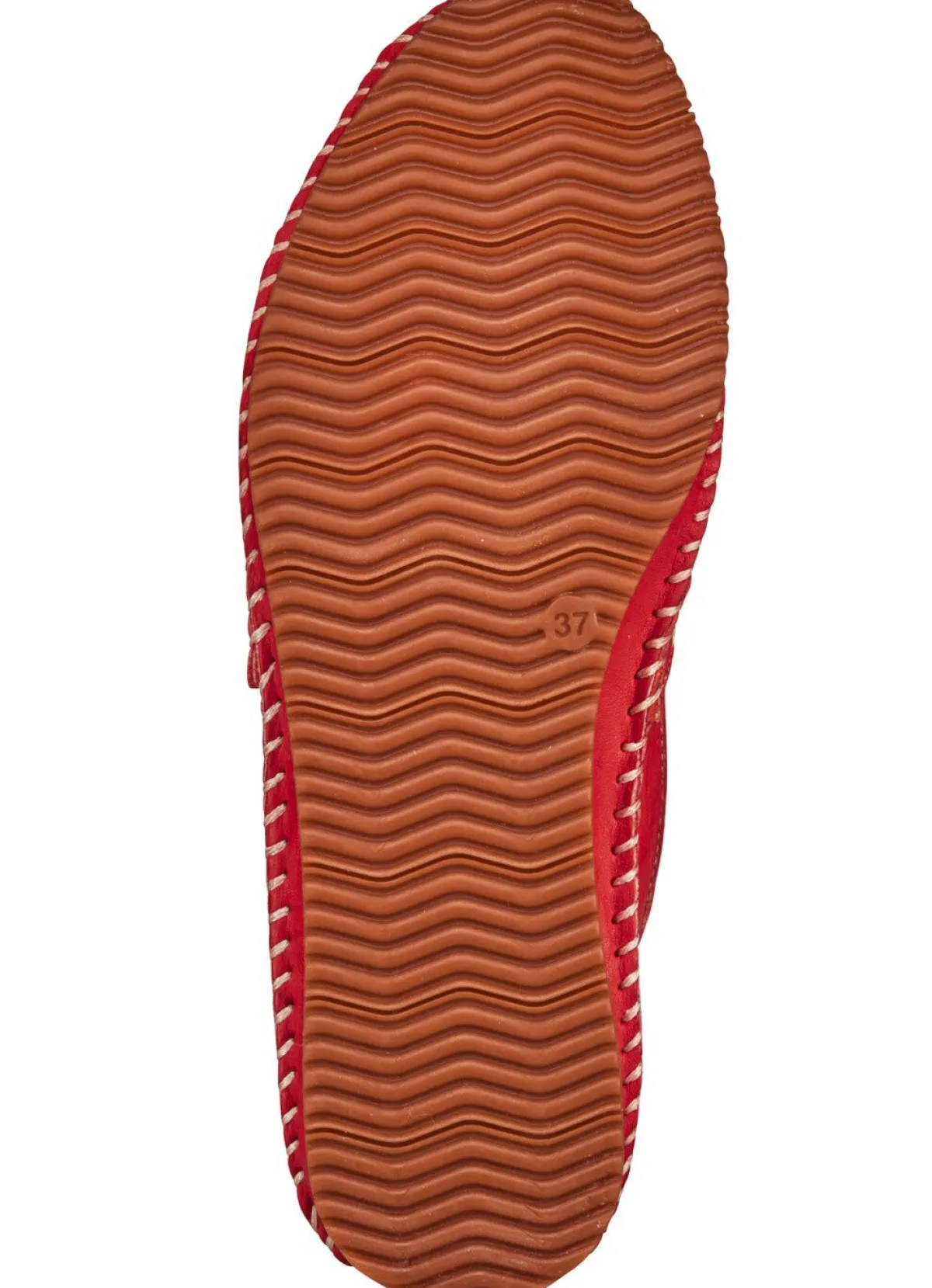 Clearance BADER Andrea Conti, leichte Damen-Slipper, mit Gummizug ROT