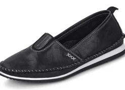 Discount BADER Andrea Conti, leichte Damen-Slipper, mit Gummizug SCHWARZ