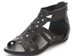 Sale BADER Andrea Conti, modische Damen-Sandalen, aus Leder SCHWARZ