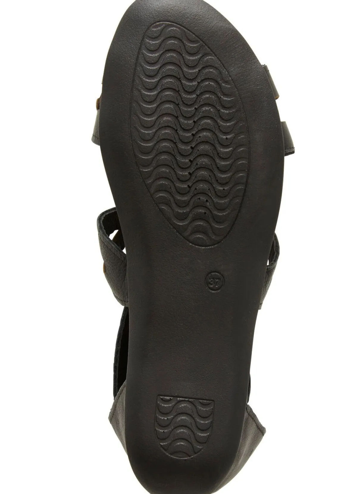 Sale BADER Andrea Conti, modische Damen-Sandalen, aus Leder SCHWARZ