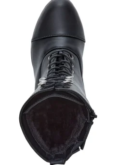 Best BADER Andrea Conti, modische Damen-Stiefeletten, Winterschuhe, mit Reißverschluss SCHWARZ