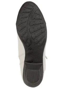 Sale BADER Andrea Conti, modische Damen-Stiefeletten, Winterschuhe, mit Reißverschluss ECRU