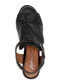 Best BADER Andrea Conti Sandalette mit Zier-Perforation SCHWARZ