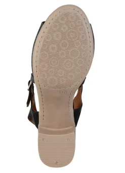 Best BADER Andrea Conti Sandalette mit Zier-Perforation SCHWARZ