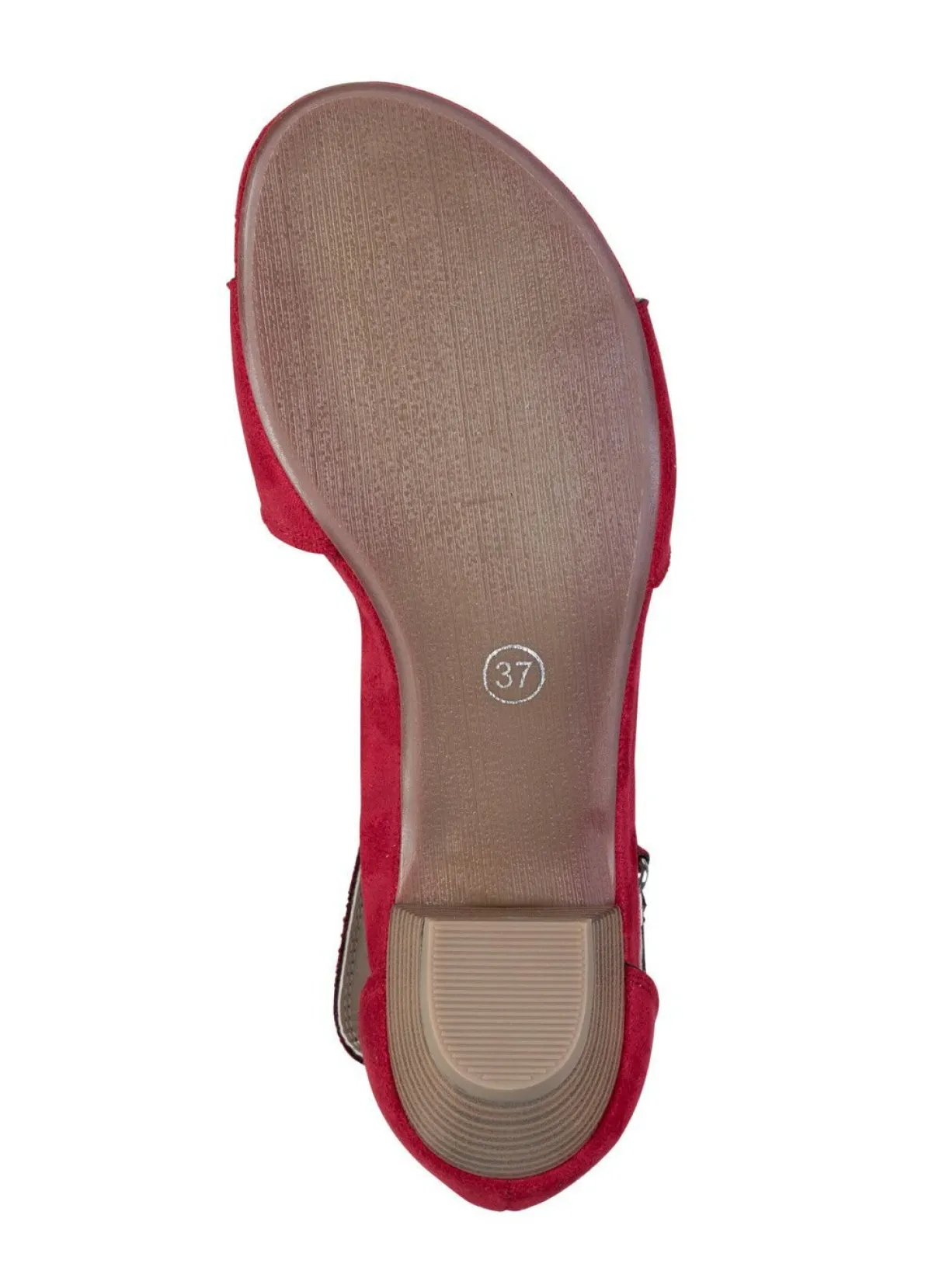 New BADER Andrea Conti, schicke Damen-Sandaletten, mit Klettspange ROT