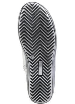 Clearance ANDREA CONTI Schnür-Bootie aus fein genarbtem Nappaleder WEISS