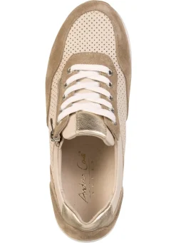 ANDREA CONTI , sommerliche Damen-Sneaker, Weite G, mit herausnehmbarem Fußbett BEIGE-TAUPE