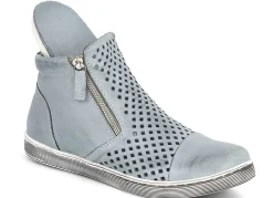 New ANDREA CONTI , sommerliche Damen-Stiefeletten, mit herausnehmbarem Fußbett HELLGRAU