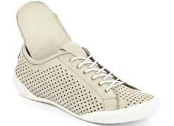 Best BADER Andrea Conti, sommerliche Damen-Schnürschuhe, mit herausnehmbarem Fußbett KIESEL