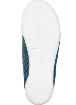 Outlet BADER Andrea Conti, sommerliche Damen-Schnürschuhe, mit herausnehmbarem Fußbett BLAU