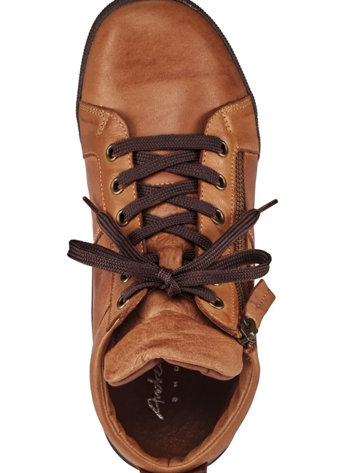 Online ANDREA CONTI , sportive Damen-Boots, mit herausnehmbarem Fußbett COGNAC