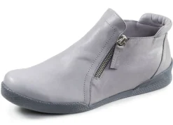Best BADER Andrea Conti, sportliche Damen-Boots, mit herausnehmbarem Fußbett HELLGRAU