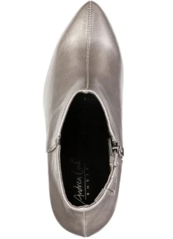 Discount ANDREA CONTI , trendige Damen-Stiefeletten, mit Reißverschluss ALTSILBER