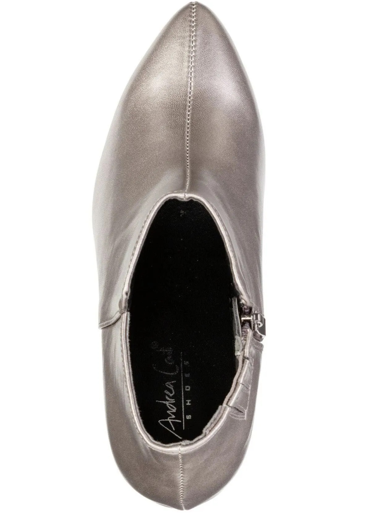 Discount ANDREA CONTI , trendige Damen-Stiefeletten, mit Reißverschluss ALTSILBER