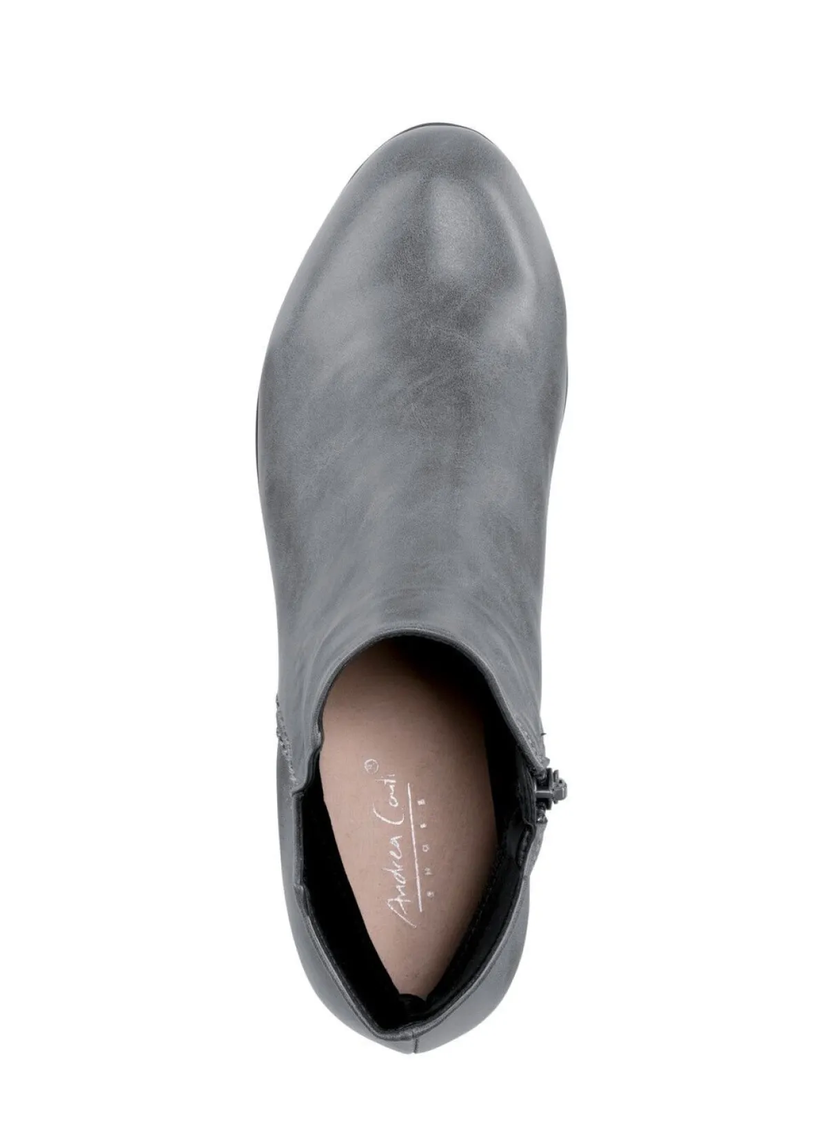 Discount ANDREA CONTI , trendige Damen-Stiefeletten, mit Reißverschluss GRAU