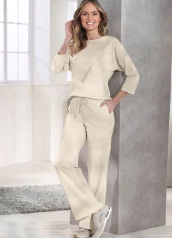 Best BADER Angesagte Hose in modischer Weite BEIGE