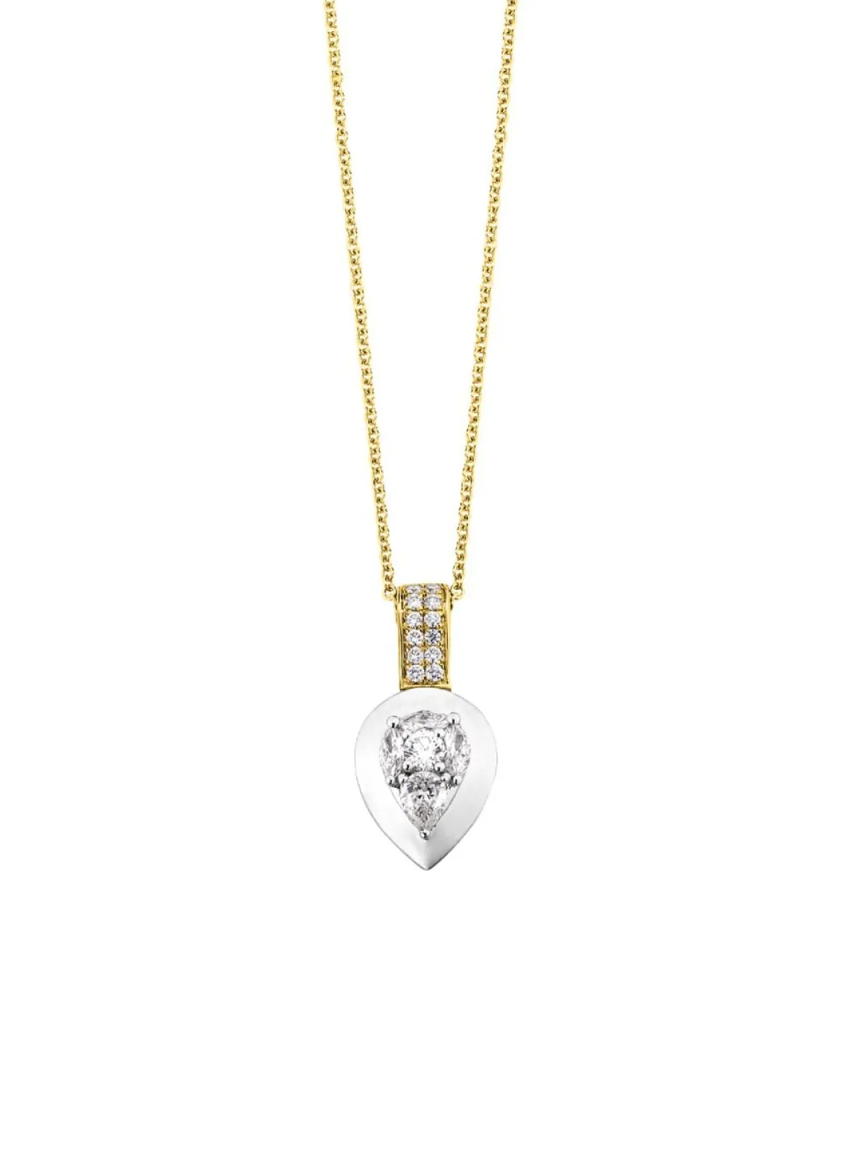 Hot BADER Anhänger mit Brillanten und Diamanten