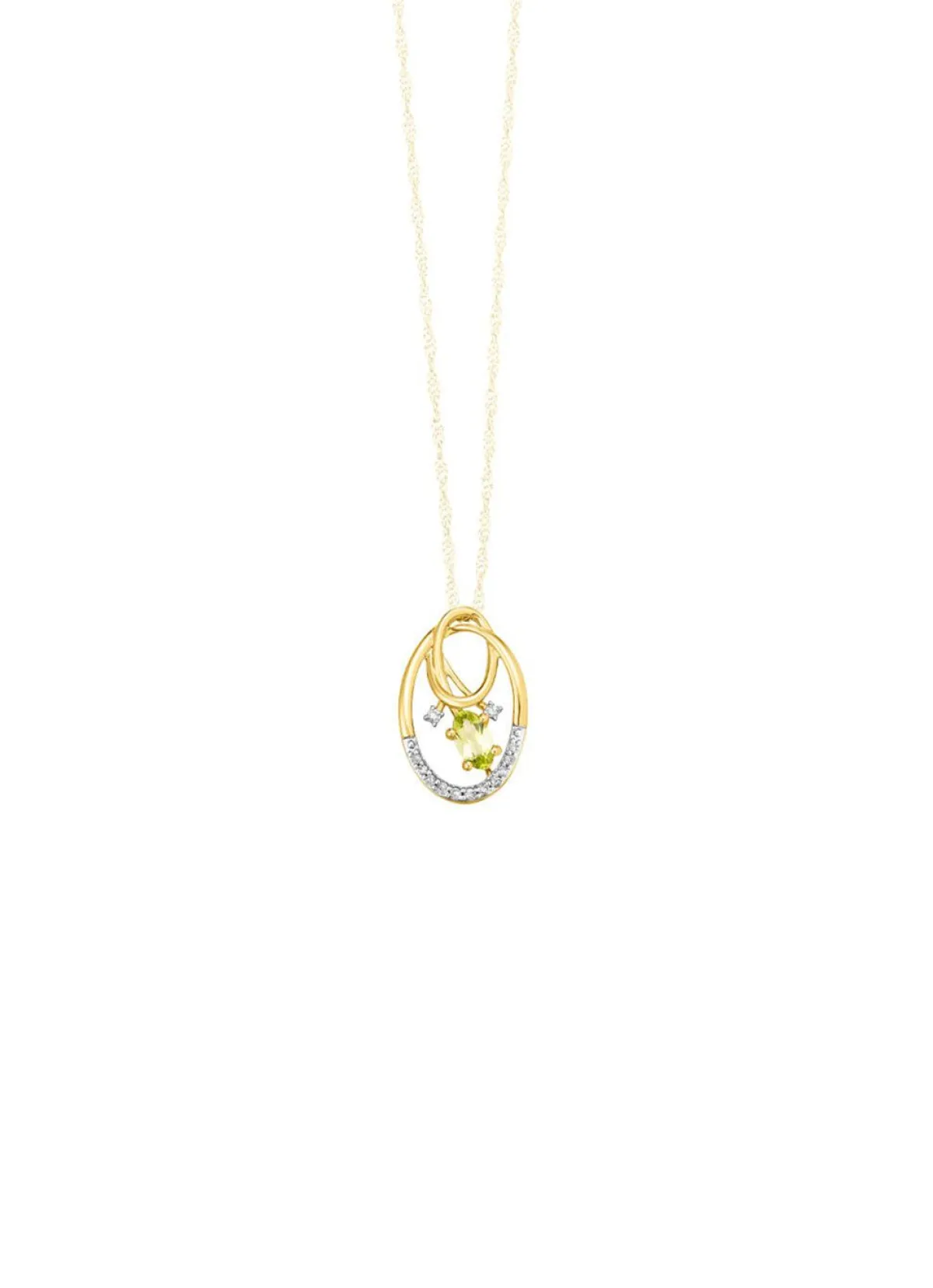 New BADER Anhänger mit Brillanten und Peridot