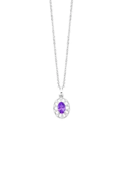 Outlet BADER Anhänger mit echt Amethyst und synth. Zirkonia