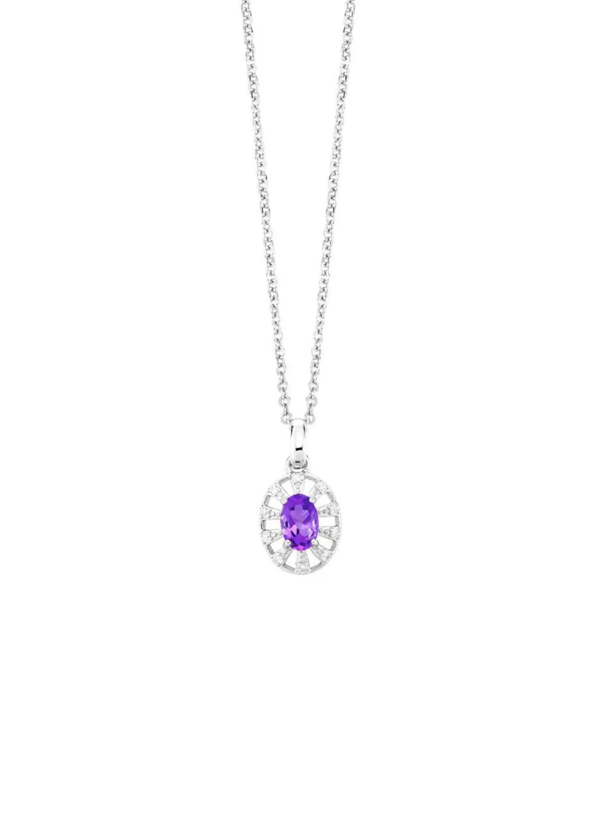 Outlet BADER Anhänger mit echt Amethyst und synth. Zirkonia