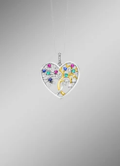Clearance BADER Anhänger mit synth. Edelsteinen