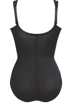 Hot ANITA Hosenkorselett mit transparenten Tülleinsätzen SCHWARZ