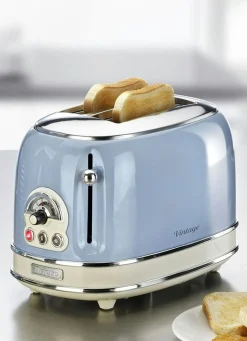 Clearance BADER Ariete Toaster im Vintage-Design BLAU