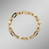 Outlet BADER Armband aus vergoldetem Edelstahl mit Kristallen