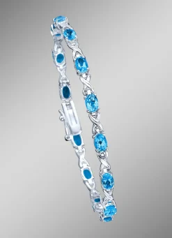 Clearance BADER Armband mit echten Blautopasen