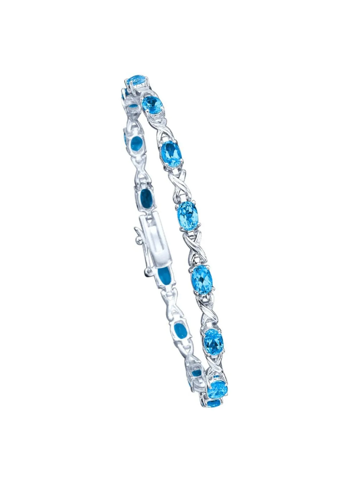 Clearance BADER Armband mit echten Blautopasen