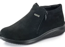 Online BADER Atmungsaktive Damen-Boots, Winterschuhe, Weite K, mit Reißverschluss SCHWARZ