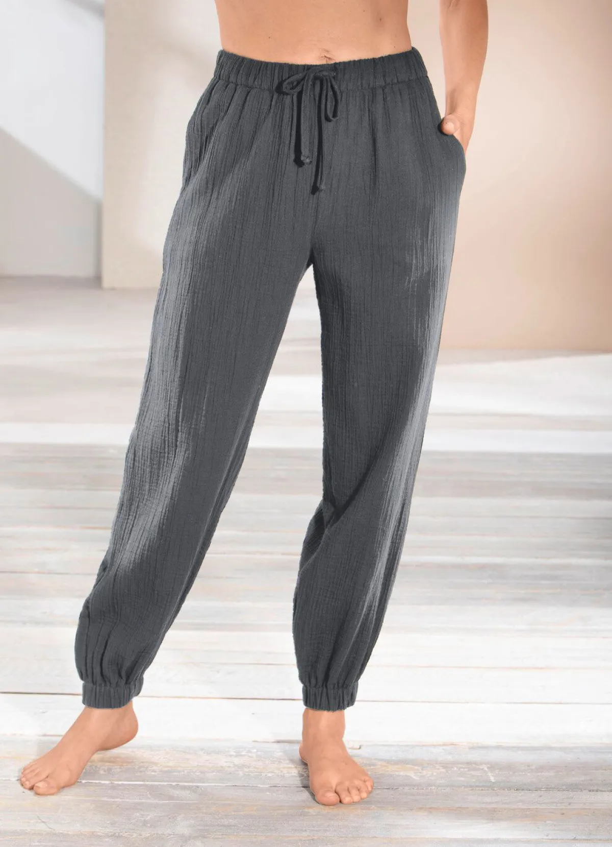 Outlet LAURINA Atmungsaktive Hose von ANTHRAZIT