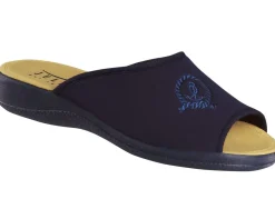 Outlet BADER Atmungsaktive Stretch-Pantolette BLAU