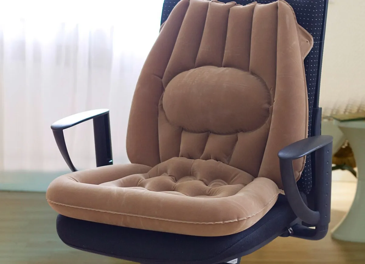 Discount BADER Aufblasbares Sitzkissen BRAUN