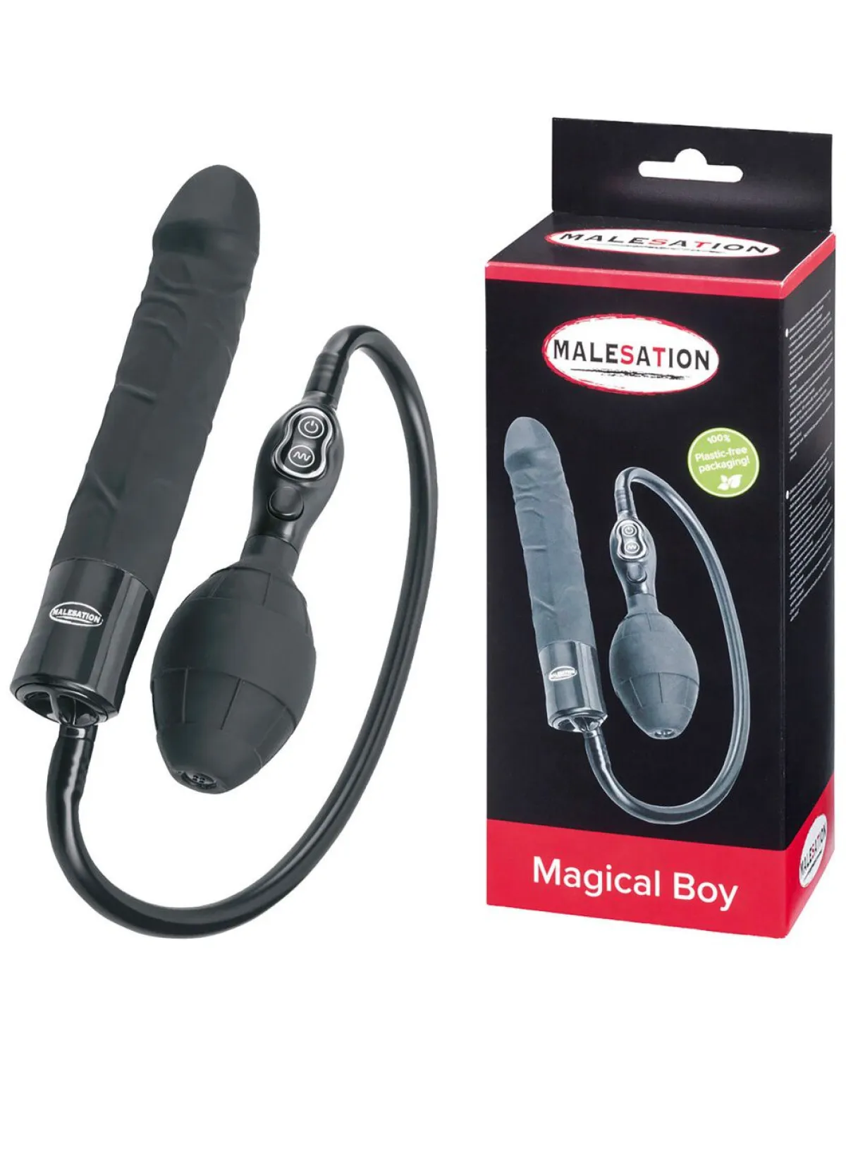 Best KLAUS MODELLE MADE IN GERMANY Aufblasbares, vibrierendes Massagegerät schwarz