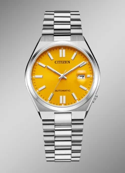 Best CITIZEN Automatik Herrenuhr aus Edelstahl GELB