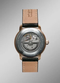 Discount BADER Automatik-Herrenuhr mit offenem Uhrwerk von Zeppelin