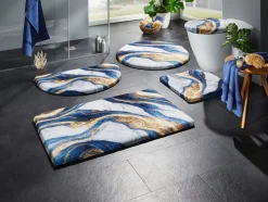 New BADER Badgarnitur in barfußweicher Qualität BLAU