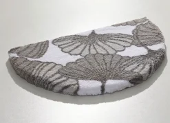 Best Webana Badgarnitur mit Ginkgoblätter-Motiv GRAU